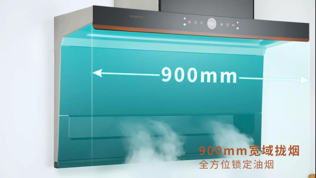 爆款新品 | 万喜318H油烟机强力来袭，Hold住全场(图3)