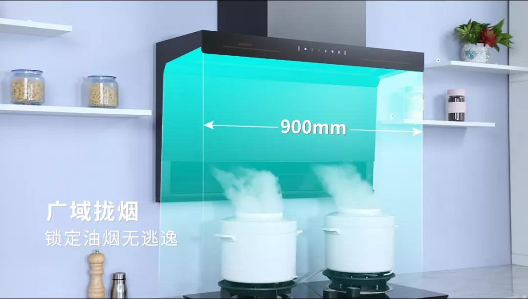 万喜新品318G顶侧双吸油烟机来袭，冲击厨电波浪!(图6)