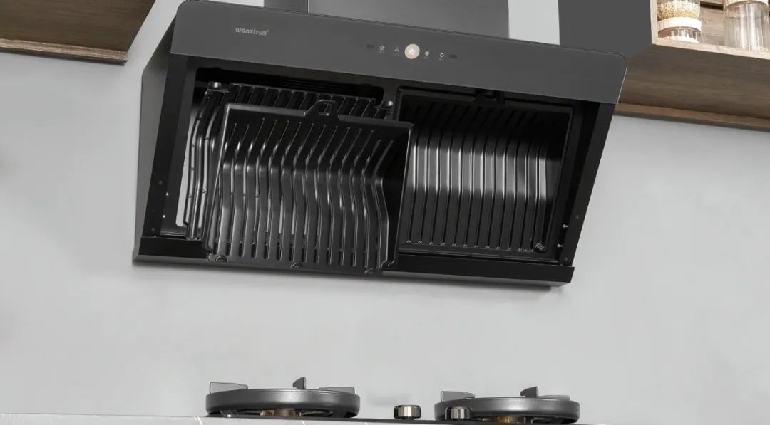 净烟实力派！万喜新品YF83大吸力油烟分离吸油烟机惊喜亮相(图3)