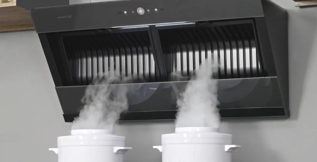 净烟实力派！万喜新品YF83大吸力油烟分离吸油烟机惊喜亮相(图5)