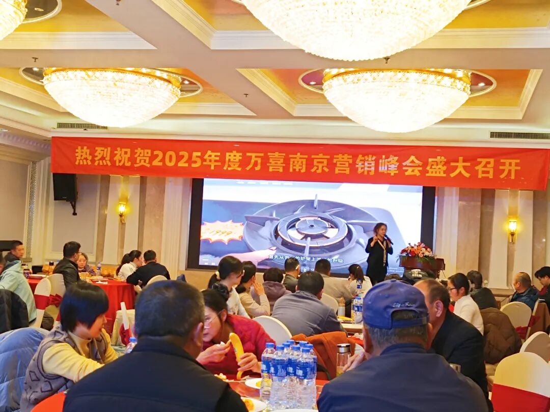 乘风破浪向前行，众志成城创辉煌！2025 万喜电器南京营销峰会盛大召开(图5)
